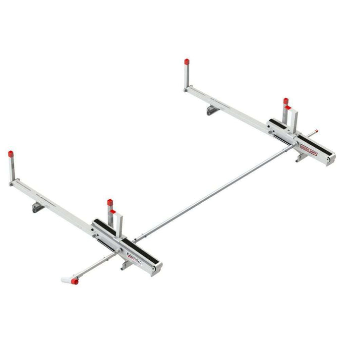 Weather Guard EZGLIDE2™ Fixed Drop-Down Van Ladder Rack Compact Model #2261-3-01