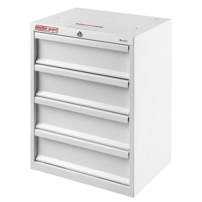 Weather Guard Van Storage Cabinet 4 Drawer 24"x18"x14" Model # 9984-3-01