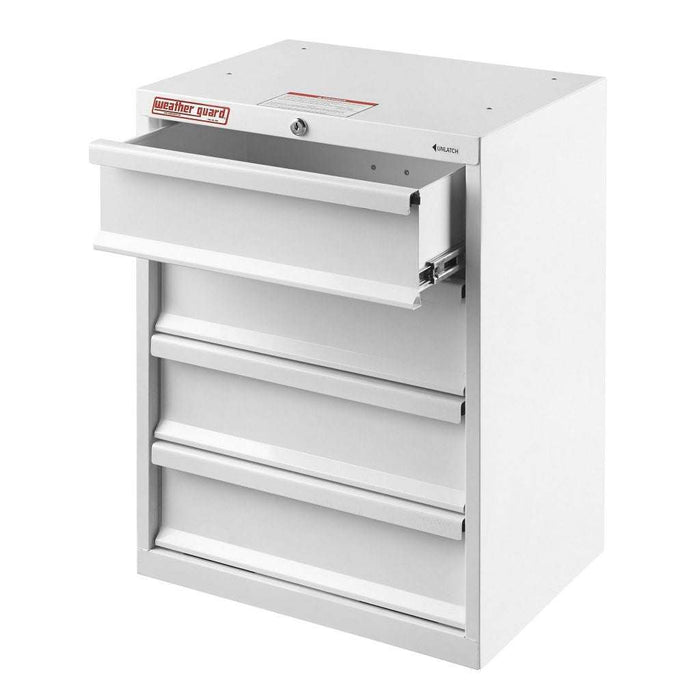 Weather Guard Van Storage Cabinet 4 Drawer 24"x18"x14" Model # 9984-3-01