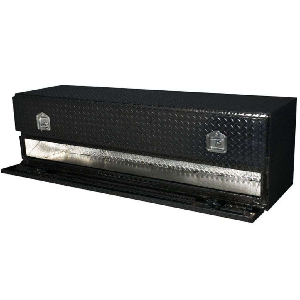 Westin Brute 80TB40072BT Top Mount Tool Box 72" Black Aluminum Doub